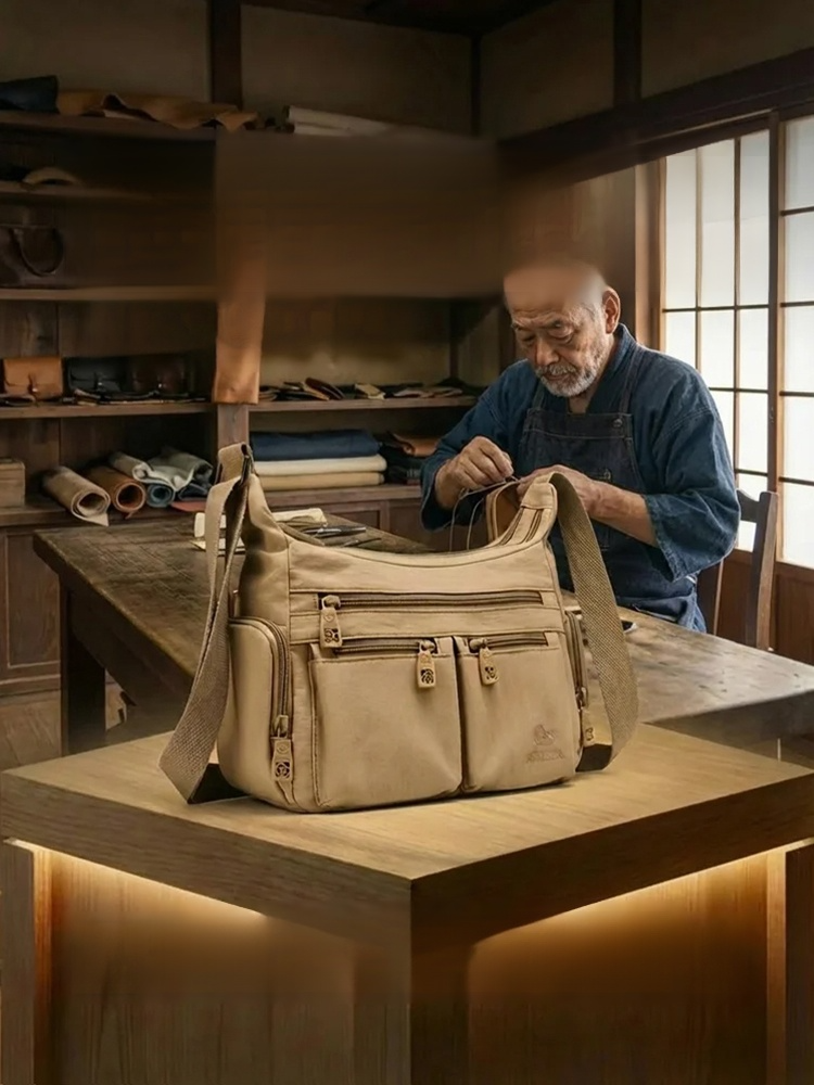 【京都匠精神】多層大容量單肩包