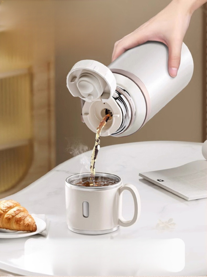 【茶水分離長保溫】316不鏽鋼碗蓋保溫杯