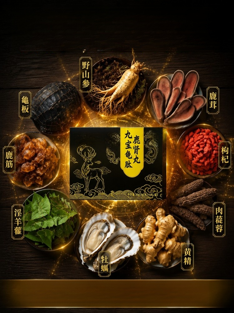 帝王級鹿腎九寶丸 | 百年中醫「固本秘方」硬挺40分鐘無副作用，讓老婆每晚求饒！