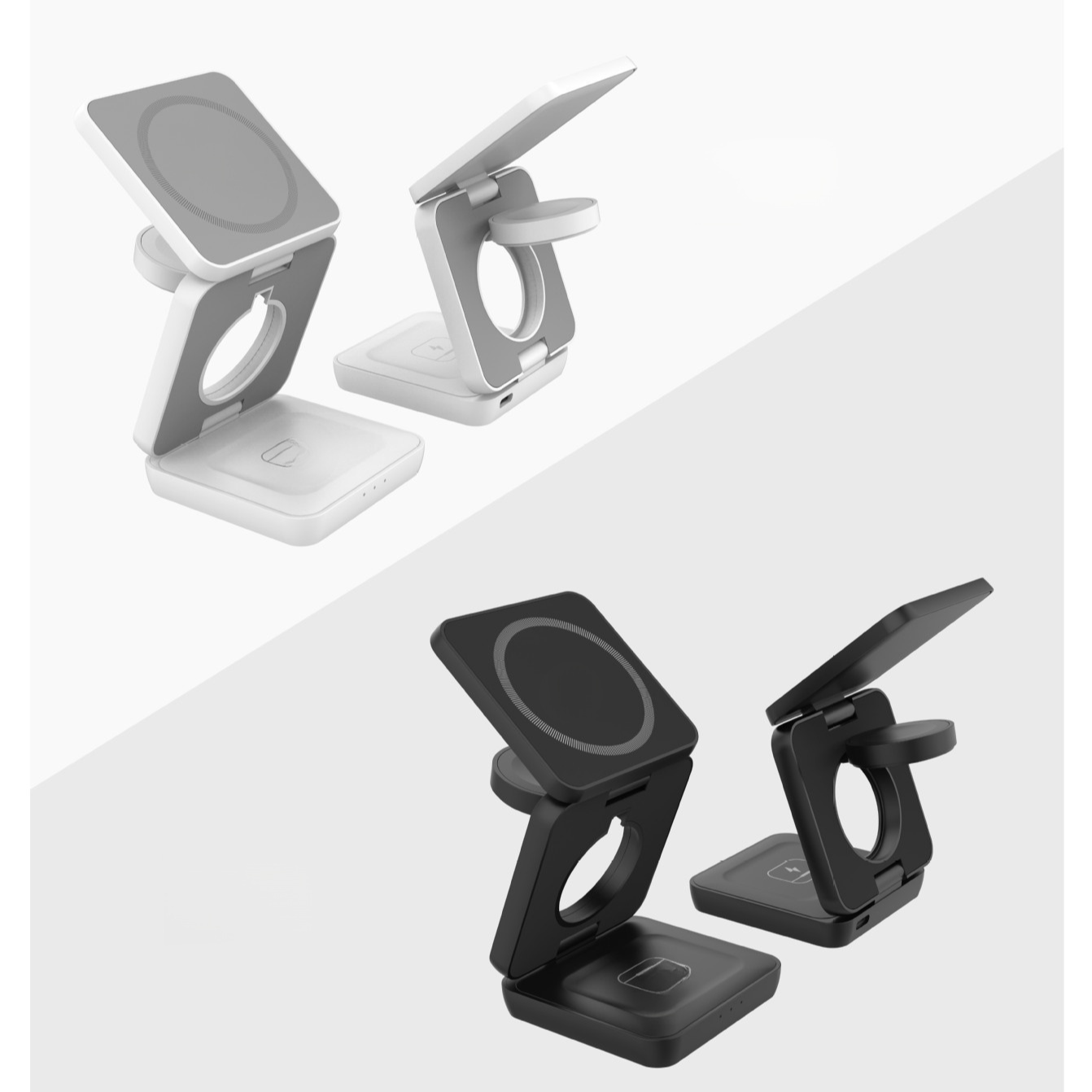 三合一無線充電器