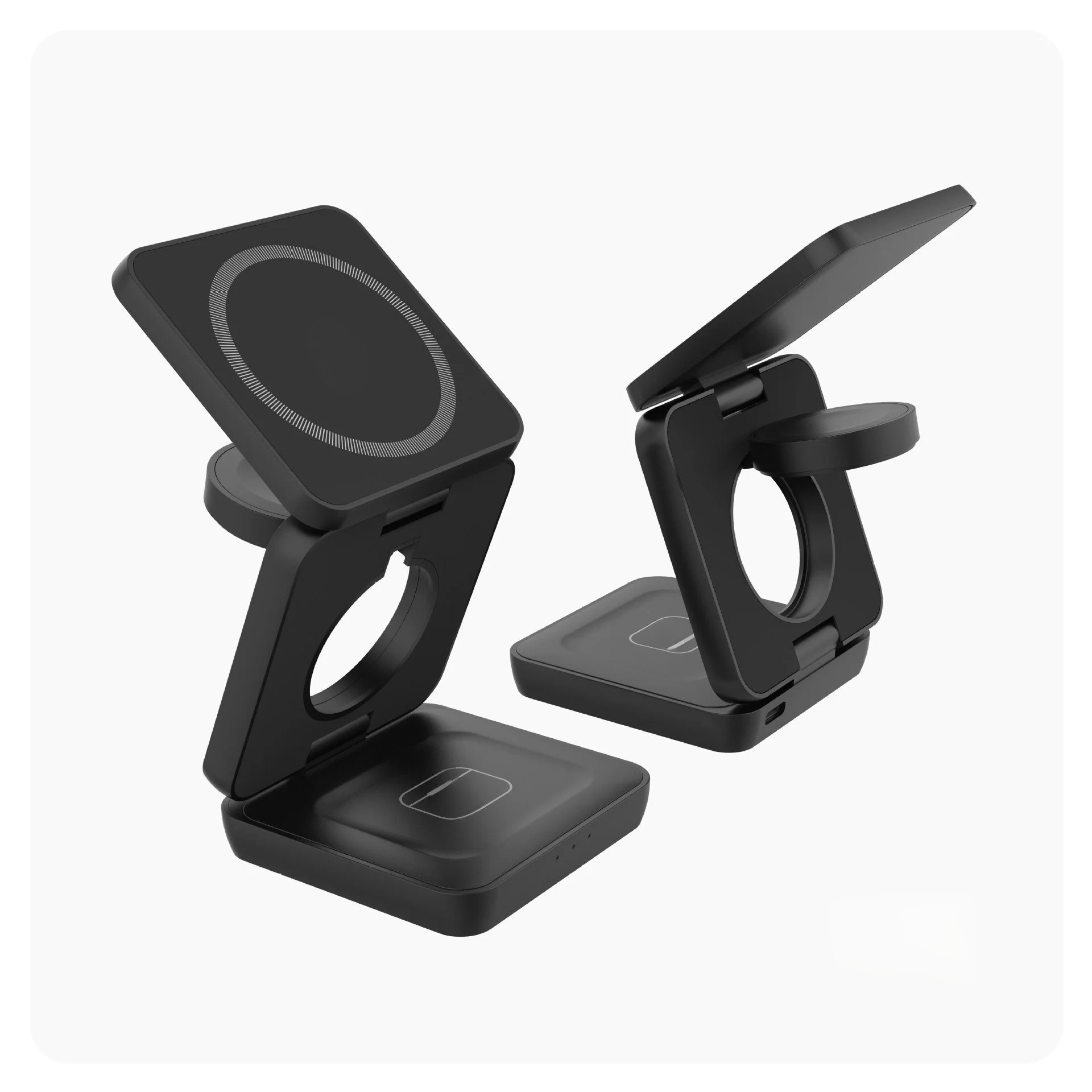 三合一無線充電器