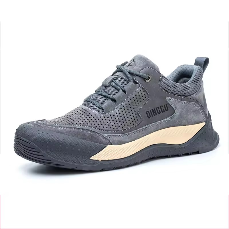 Labor Insurance Shoes Men's Anti-smashing Anti-piercing Steel Head Wear-resistant Non-slip Safety protection