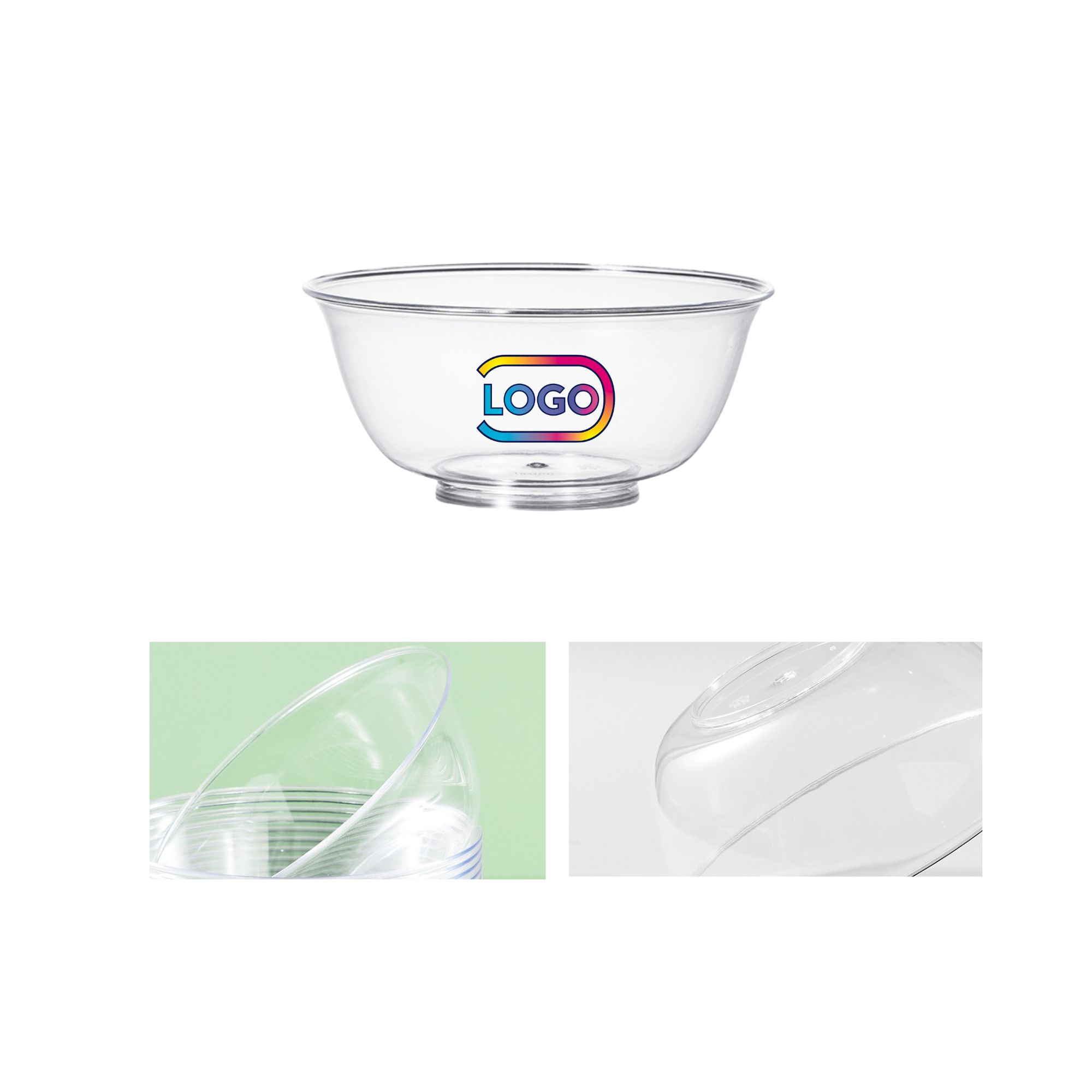 Disposable Transparent Salad Bowl
