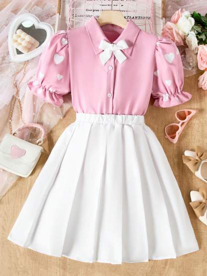 Girls' (large) shirt set