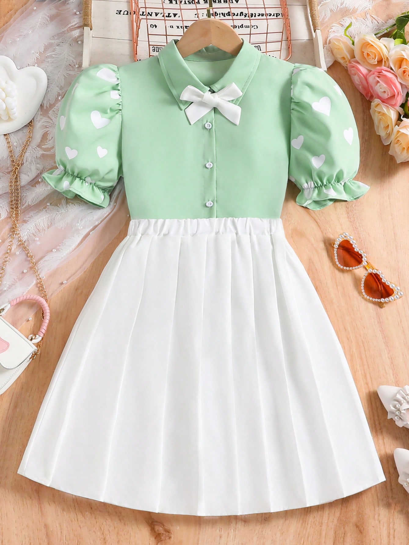 Girls' (large) shirt set