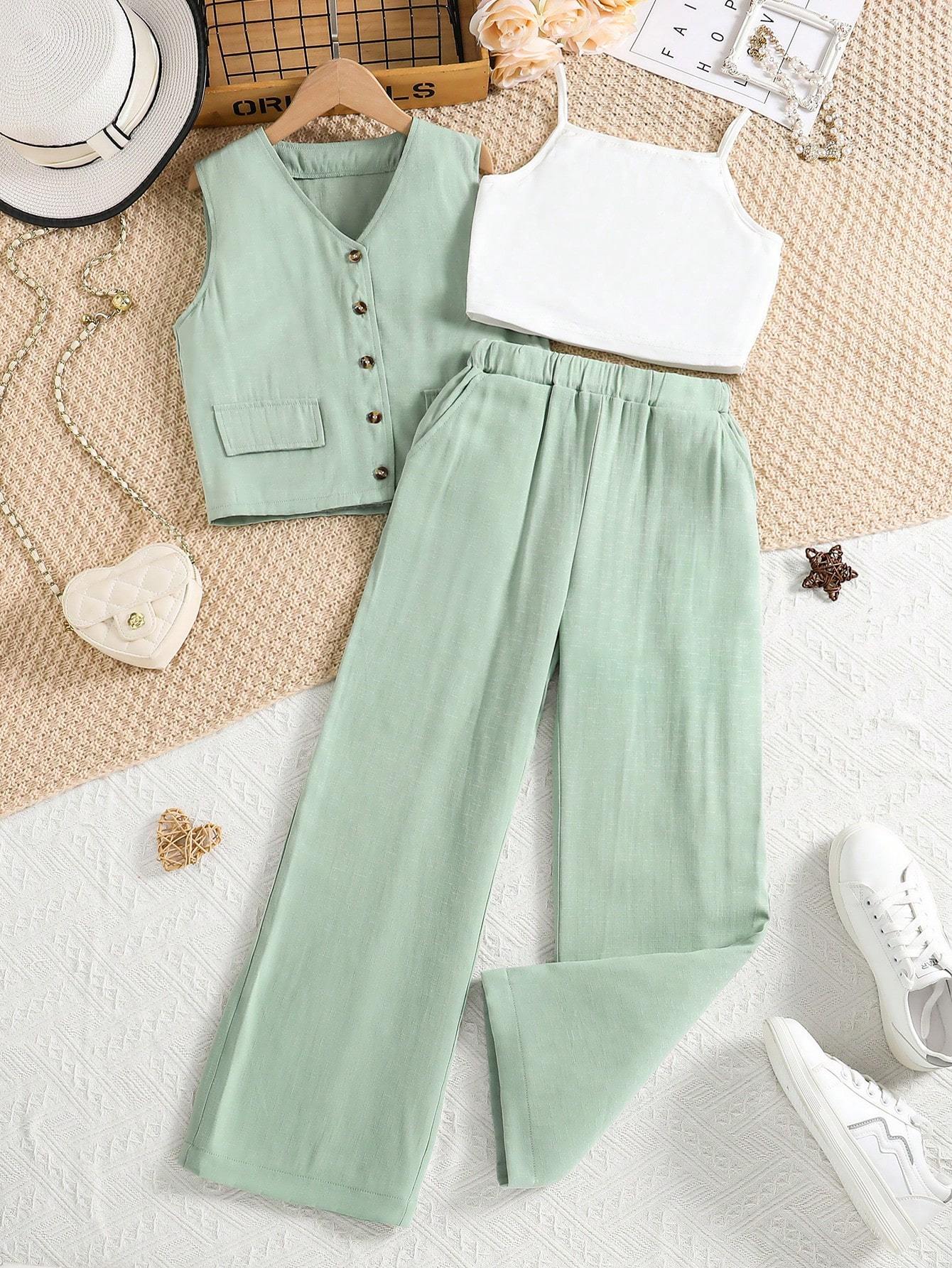 Girls' (large) vest set