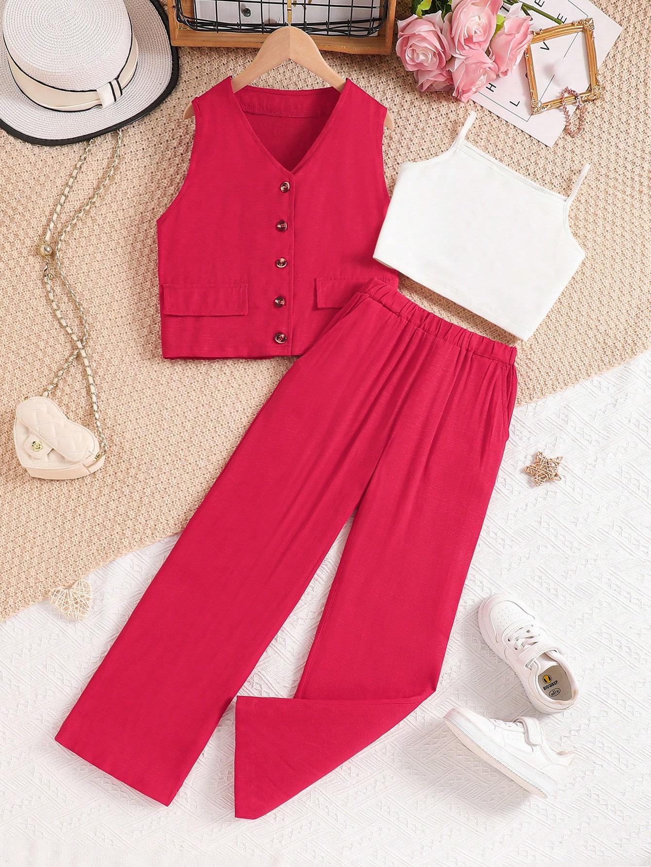 Girls' (large) vest set