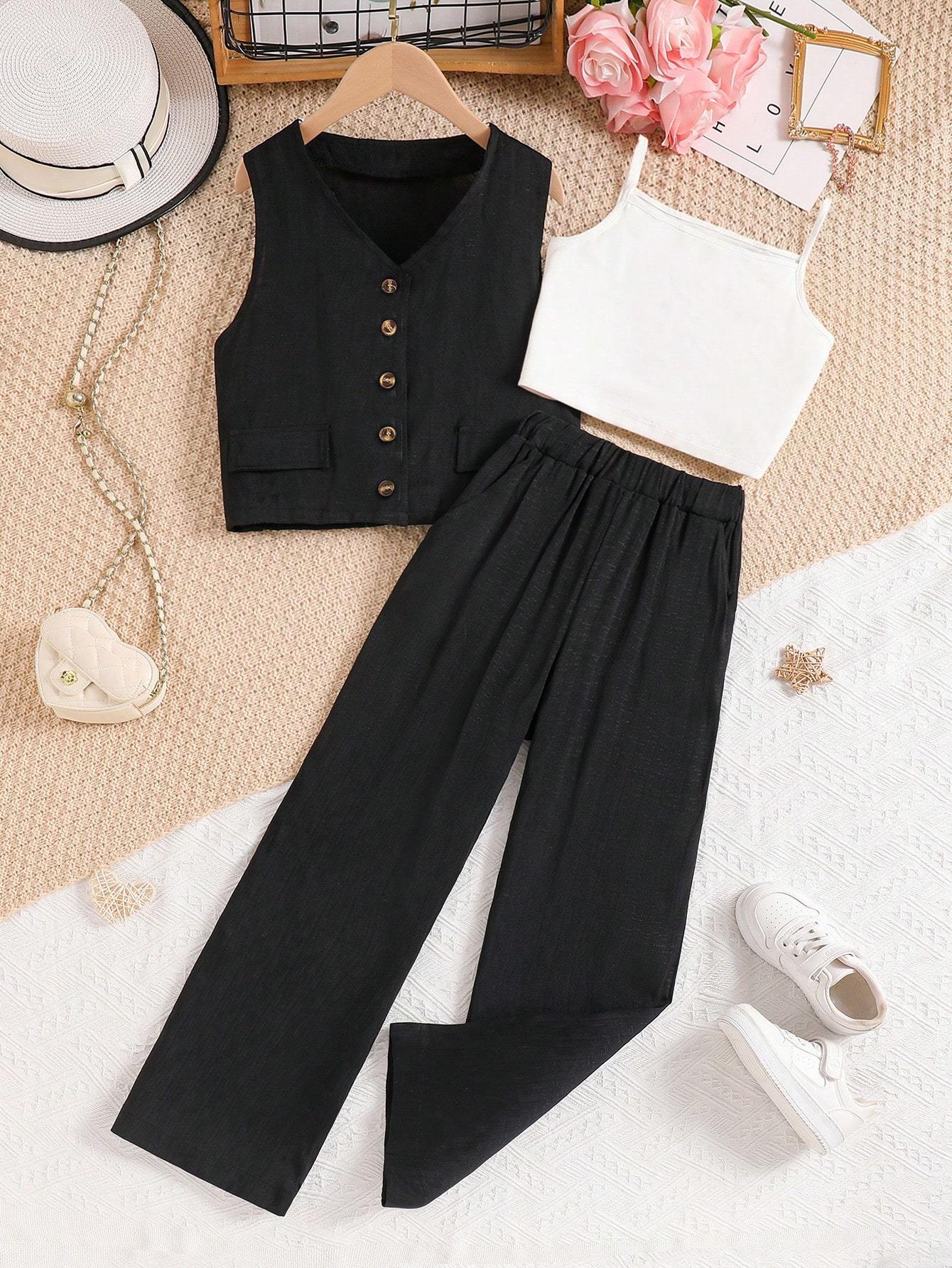 Girls' (large) vest set