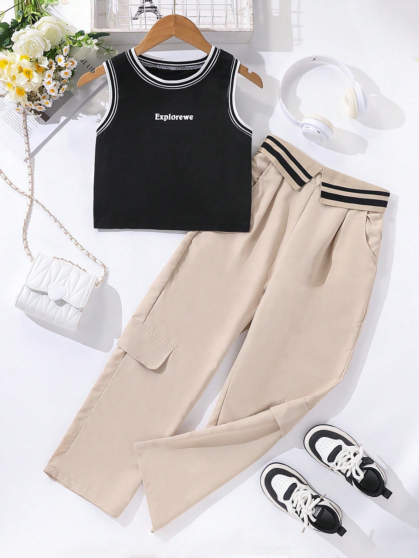 Girls' (large) vest set