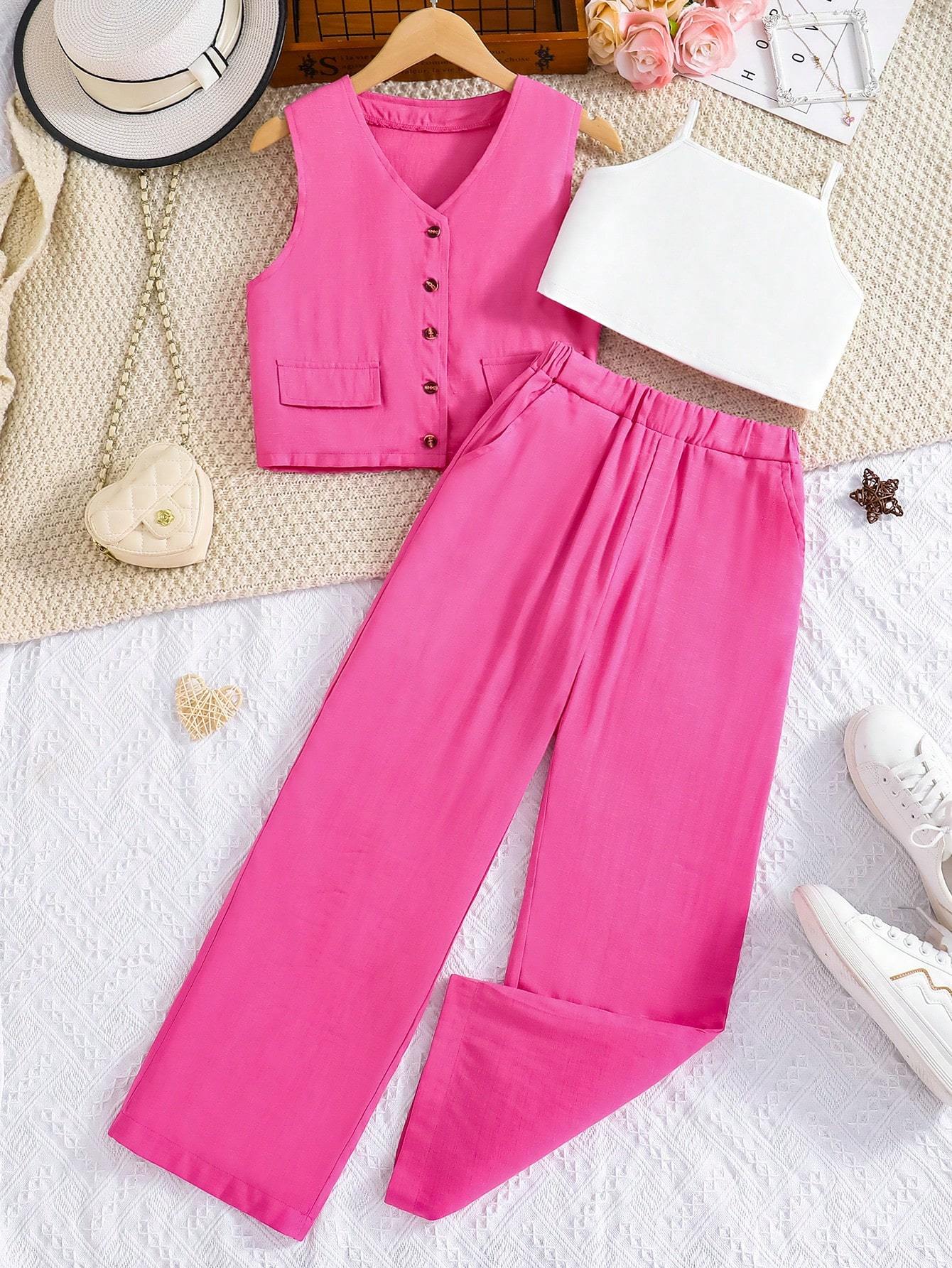 Girls' (large) vest set