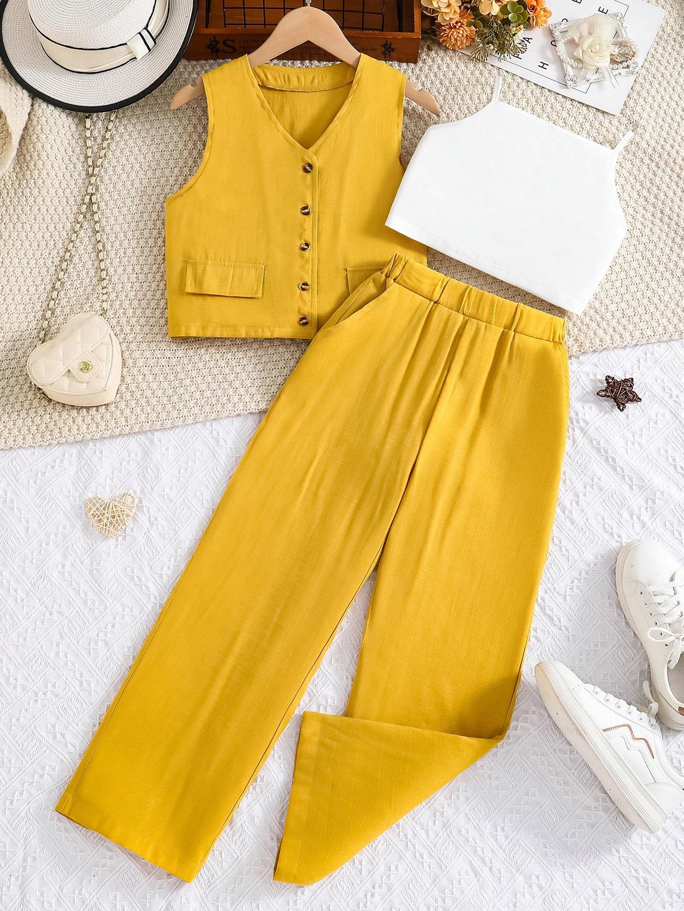 Girls' (large) vest set