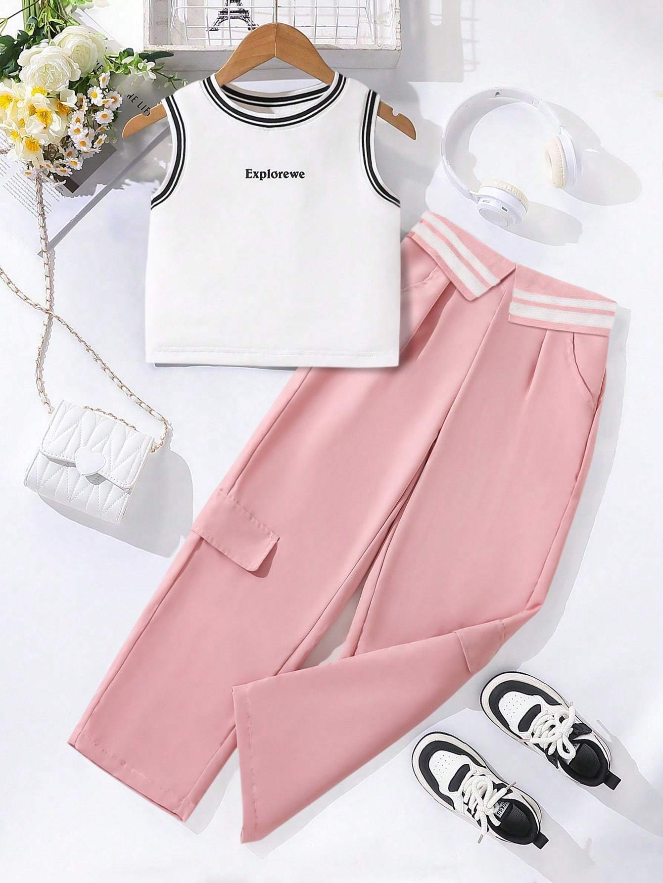 Girls' (large) vest set