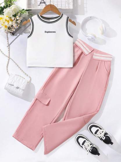 Girls' (large) vest set