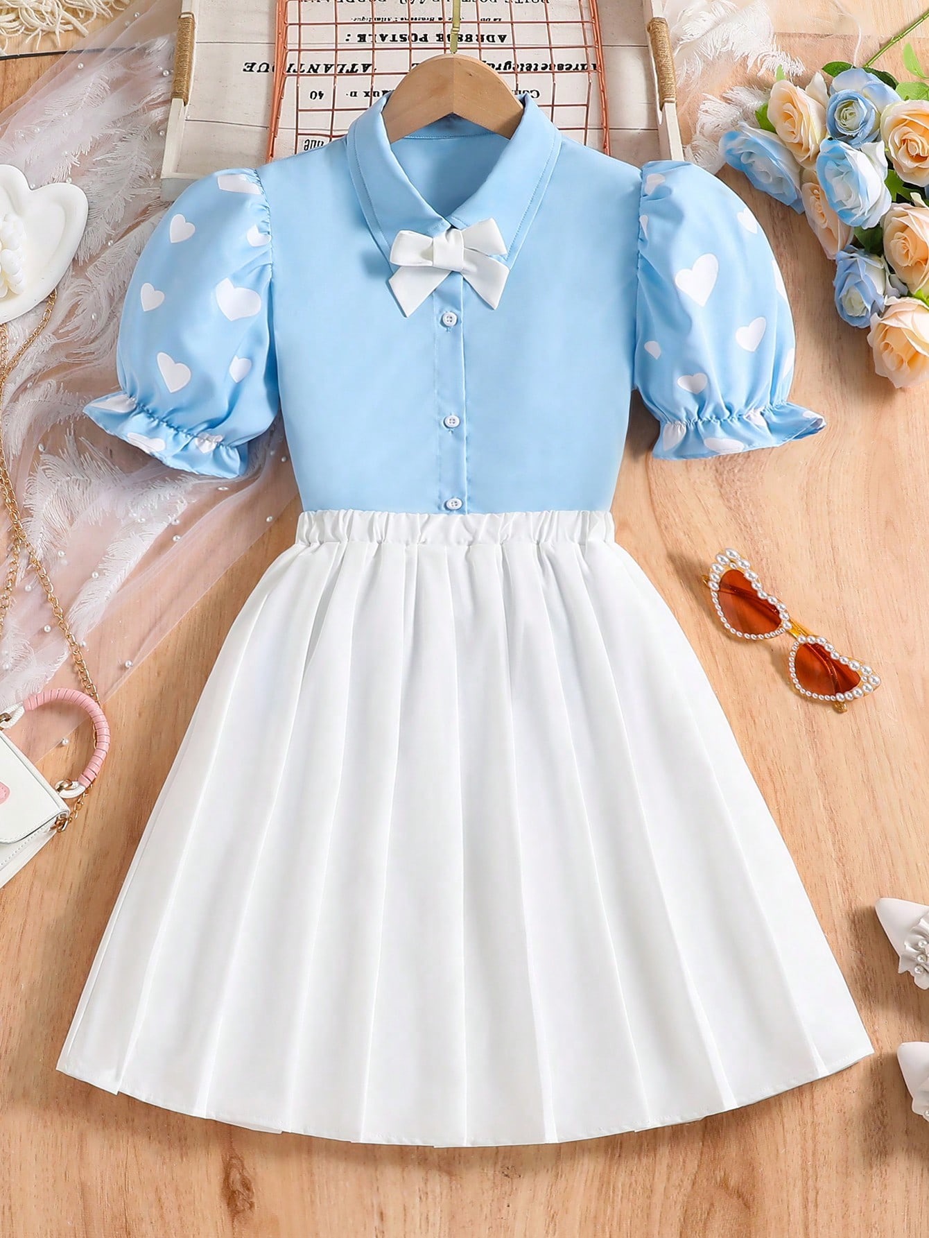 Girls' (large) shirt set