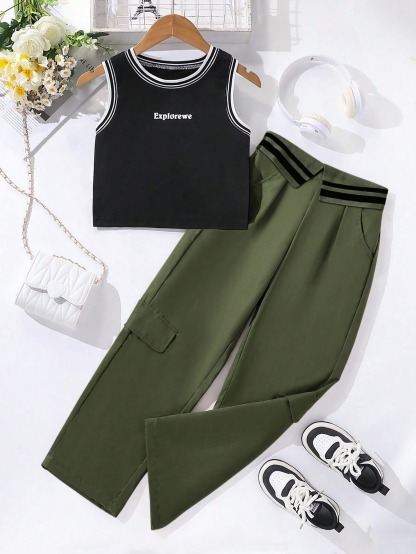 Girls' (large) vest set