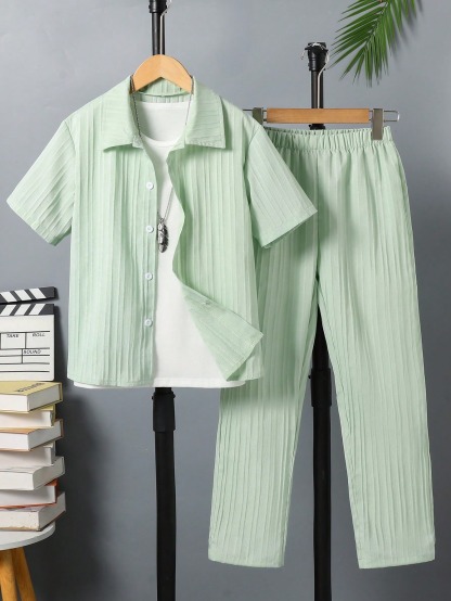 Boys' (large) shirt set