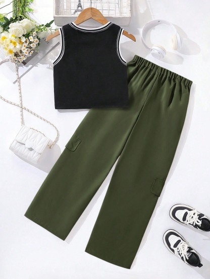 Girls' (large) vest set