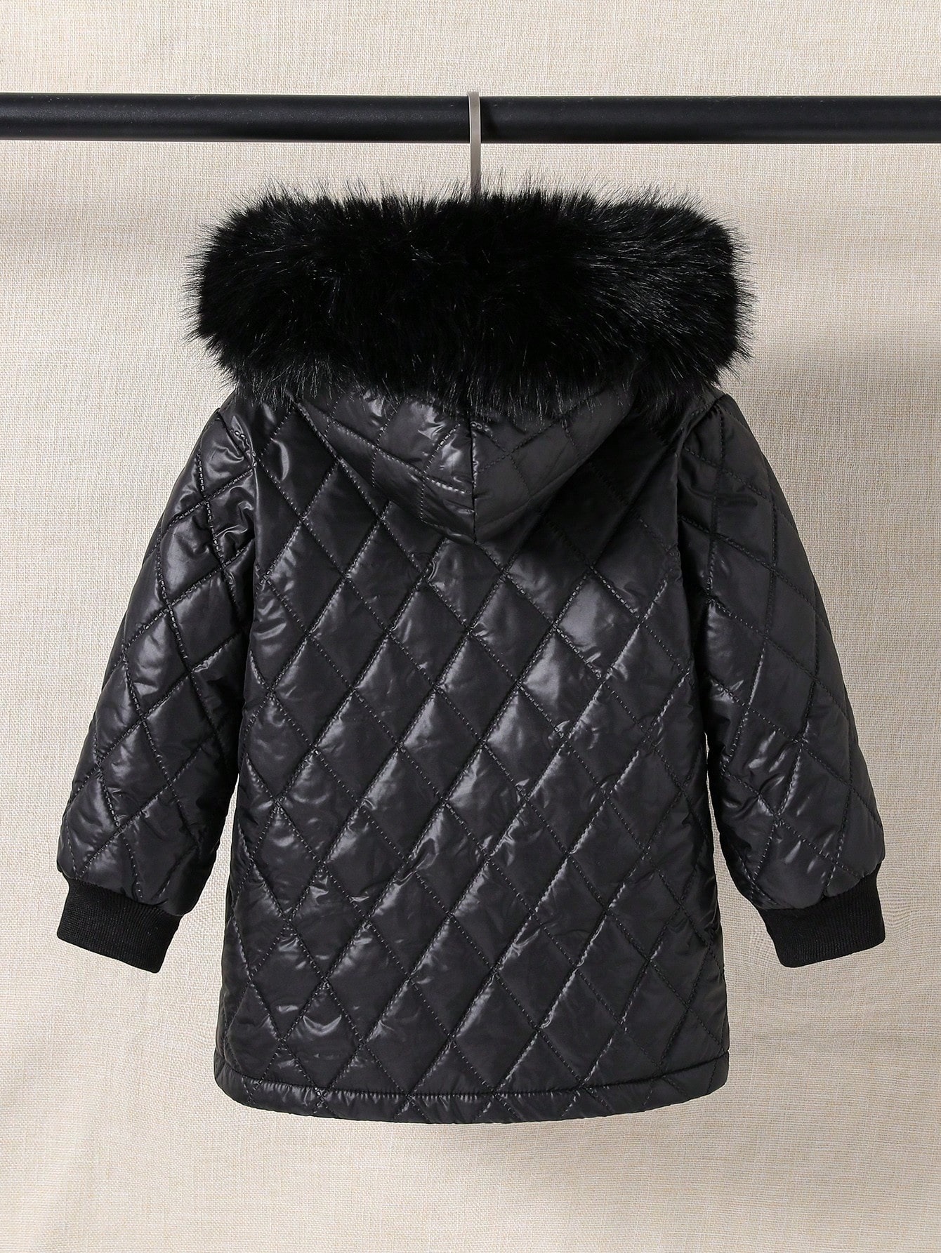 Girls' (small) cotton-padded jacket