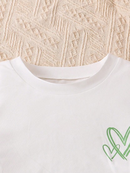 Girls' (large) T-shirt set