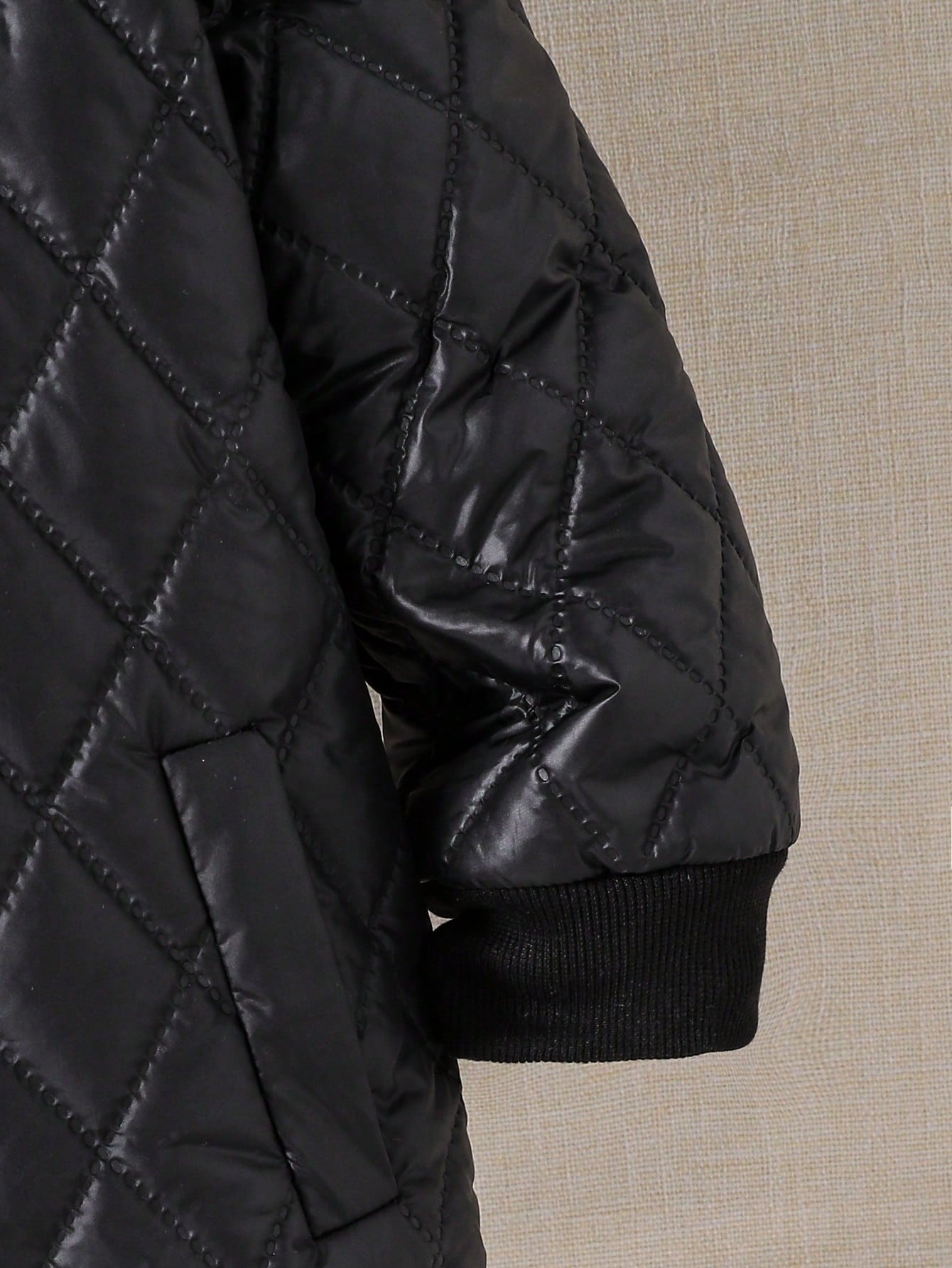 Girls' (small) cotton-padded jacket