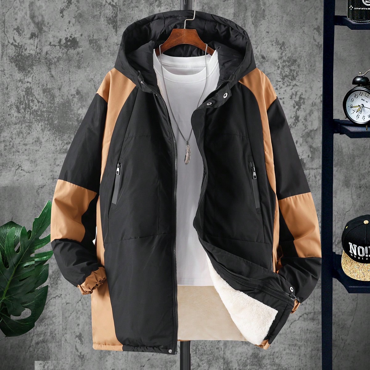 Boys' Cotton-Lined Winter Coat