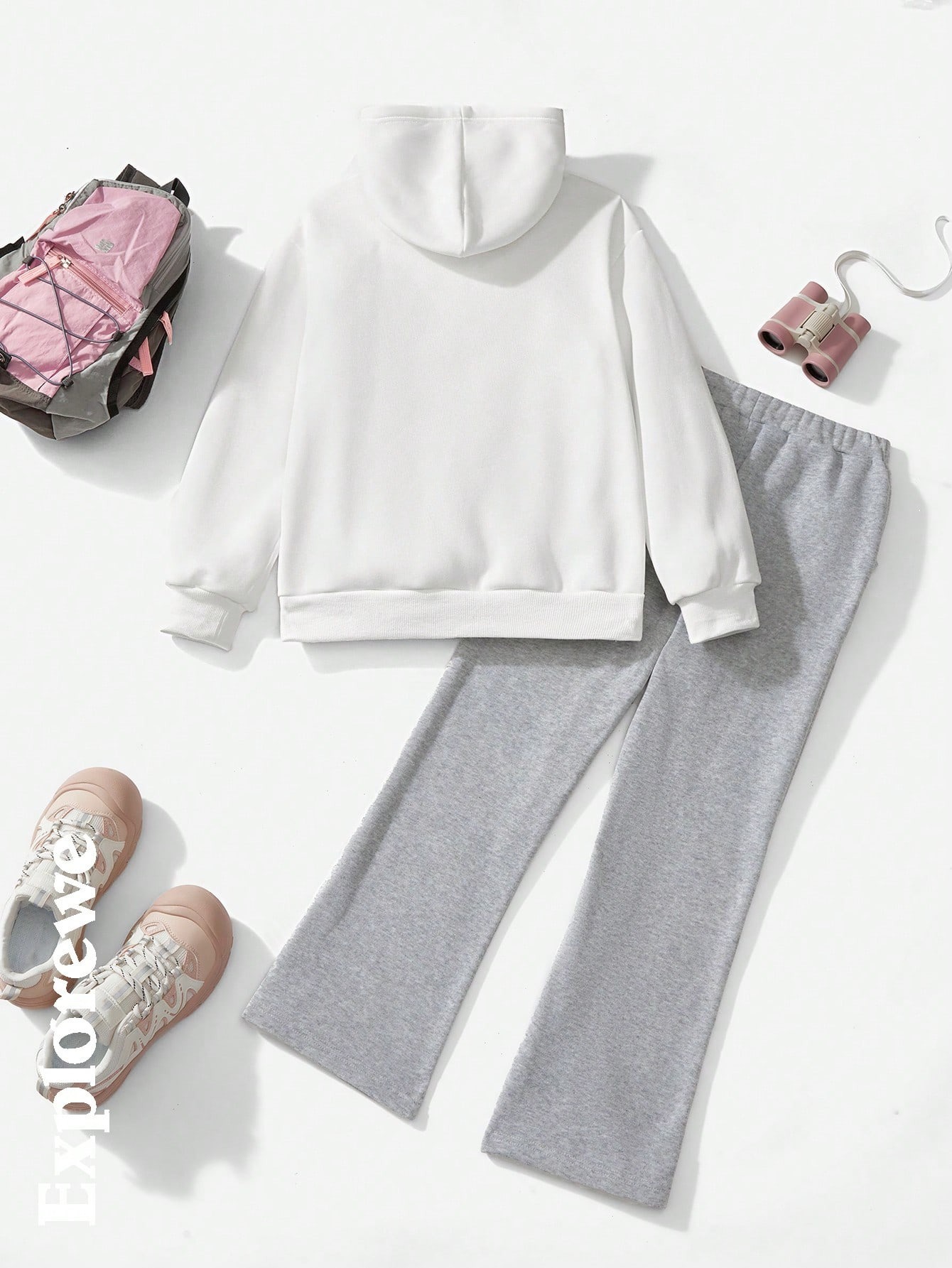 Girls' (Large) Hooded Sweatshirt Set