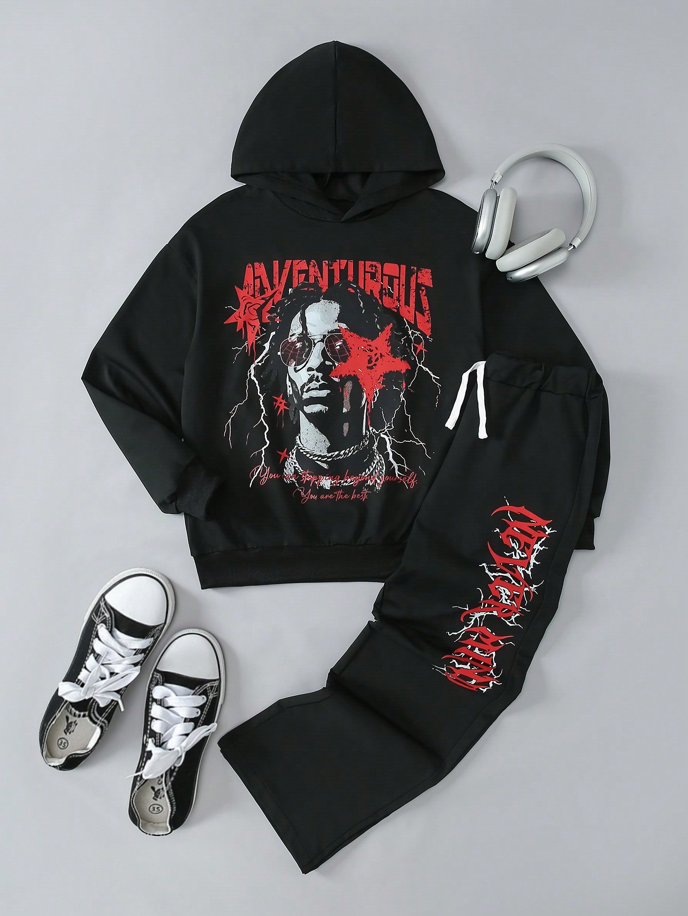 Boys' Hooded Sweatshirt Set