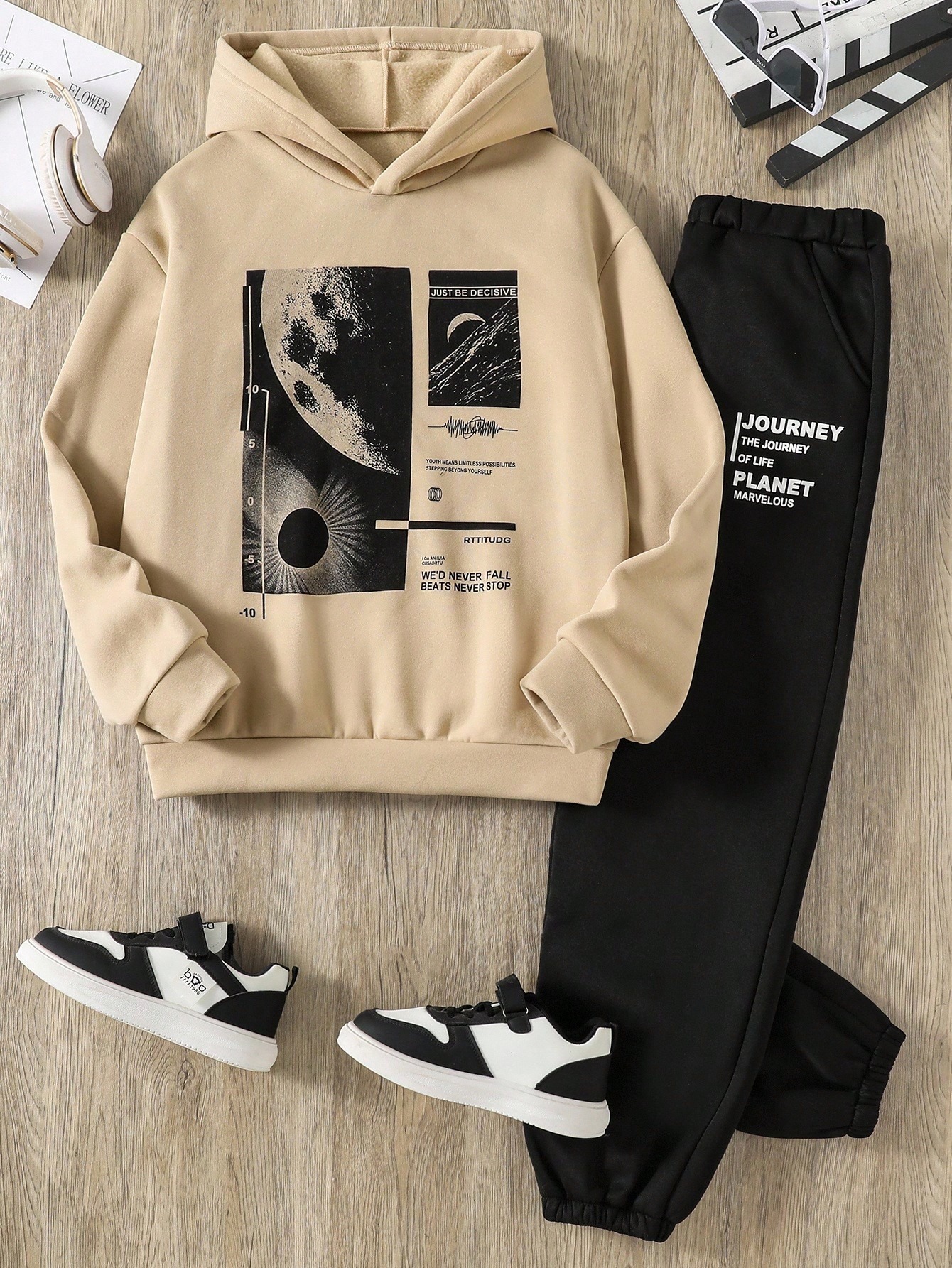 Boys' Hooded Sweatshirt Set