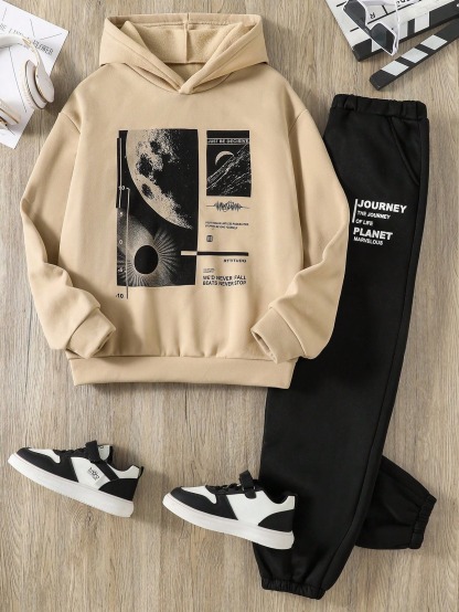 Boys' Hooded Sweatshirt Set