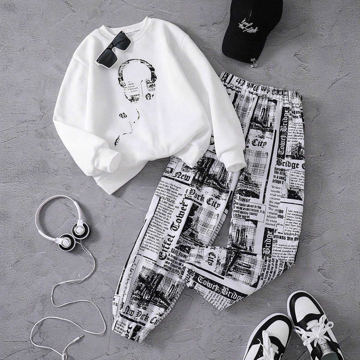 Boys' (Large) Hooded Sweatshirt Set