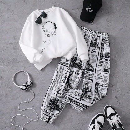 Boys' (Large) Hooded Sweatshirt Set