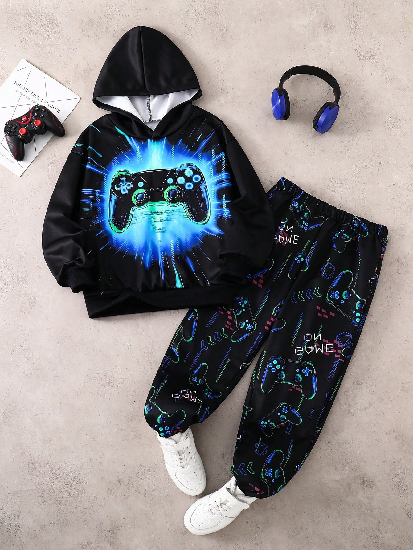  Boys' Oversized Hoodie Set