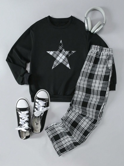 Boys' Hooded Sweatshirt Set