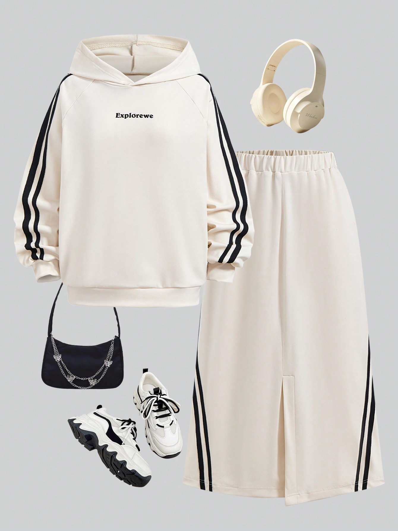 Teenage Girls' Hoodie Set