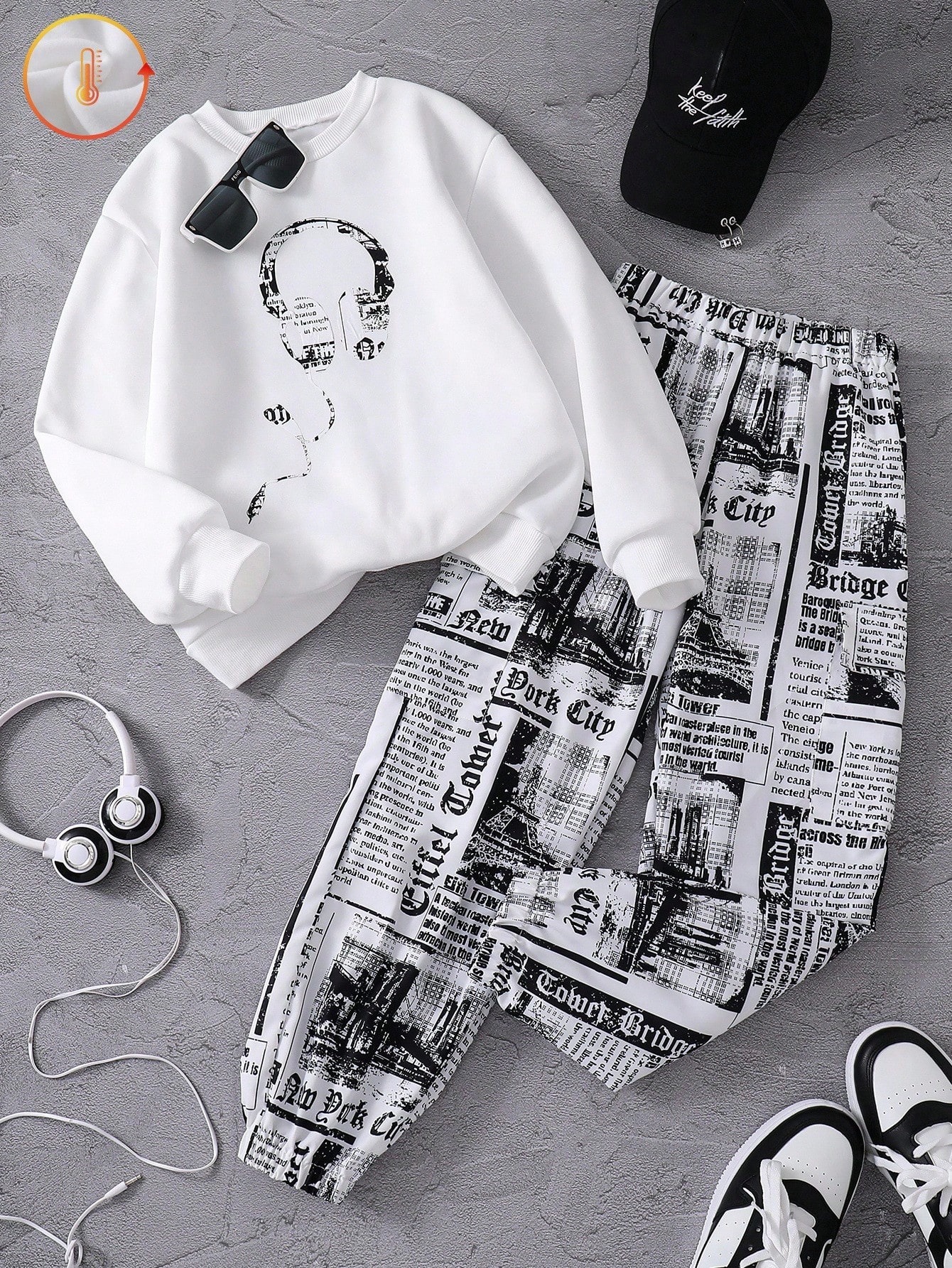 Boys' (Large) Hooded Sweatshirt Set