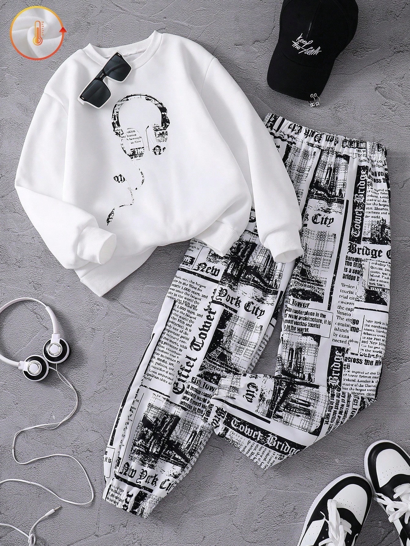 Boys' (Large) Hooded Sweatshirt Set