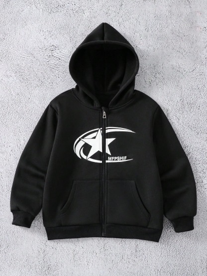  Oversized Boys' Hooded Sweatshirt