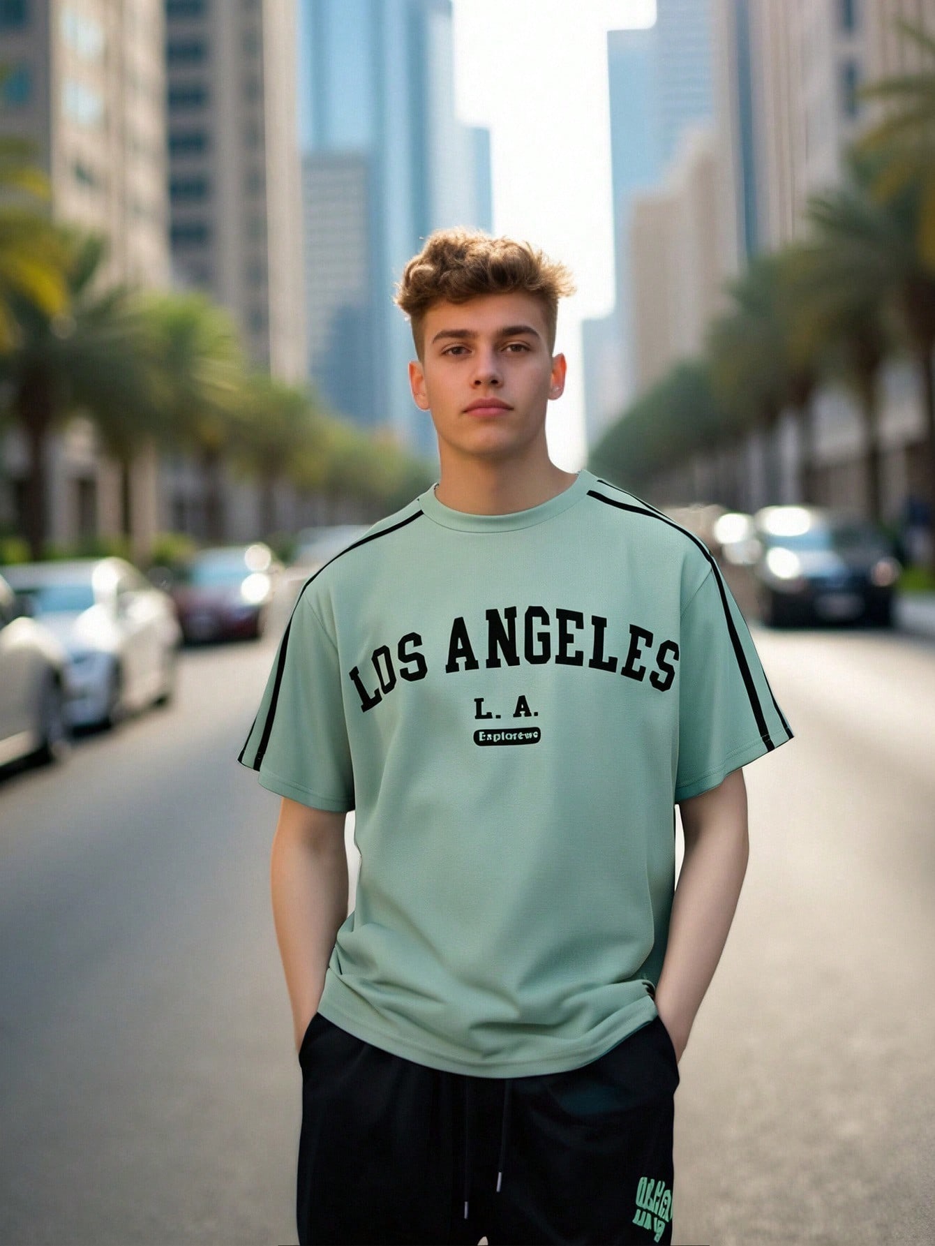  Teenage Boys' T-Shirt Set