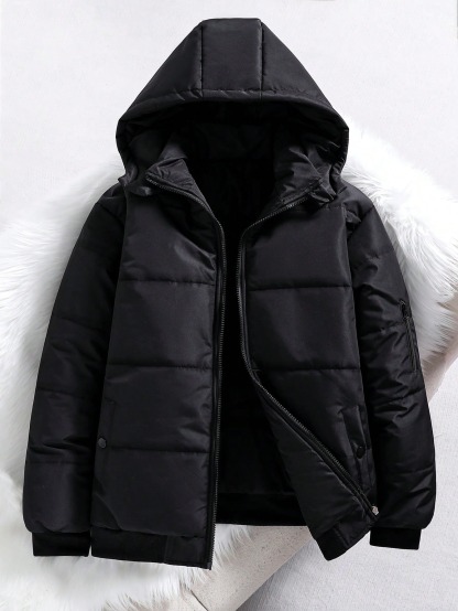 Teenage Boys' Cotton-Lined Jacket