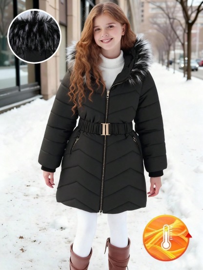 Girls' (Large) Cotton Coat