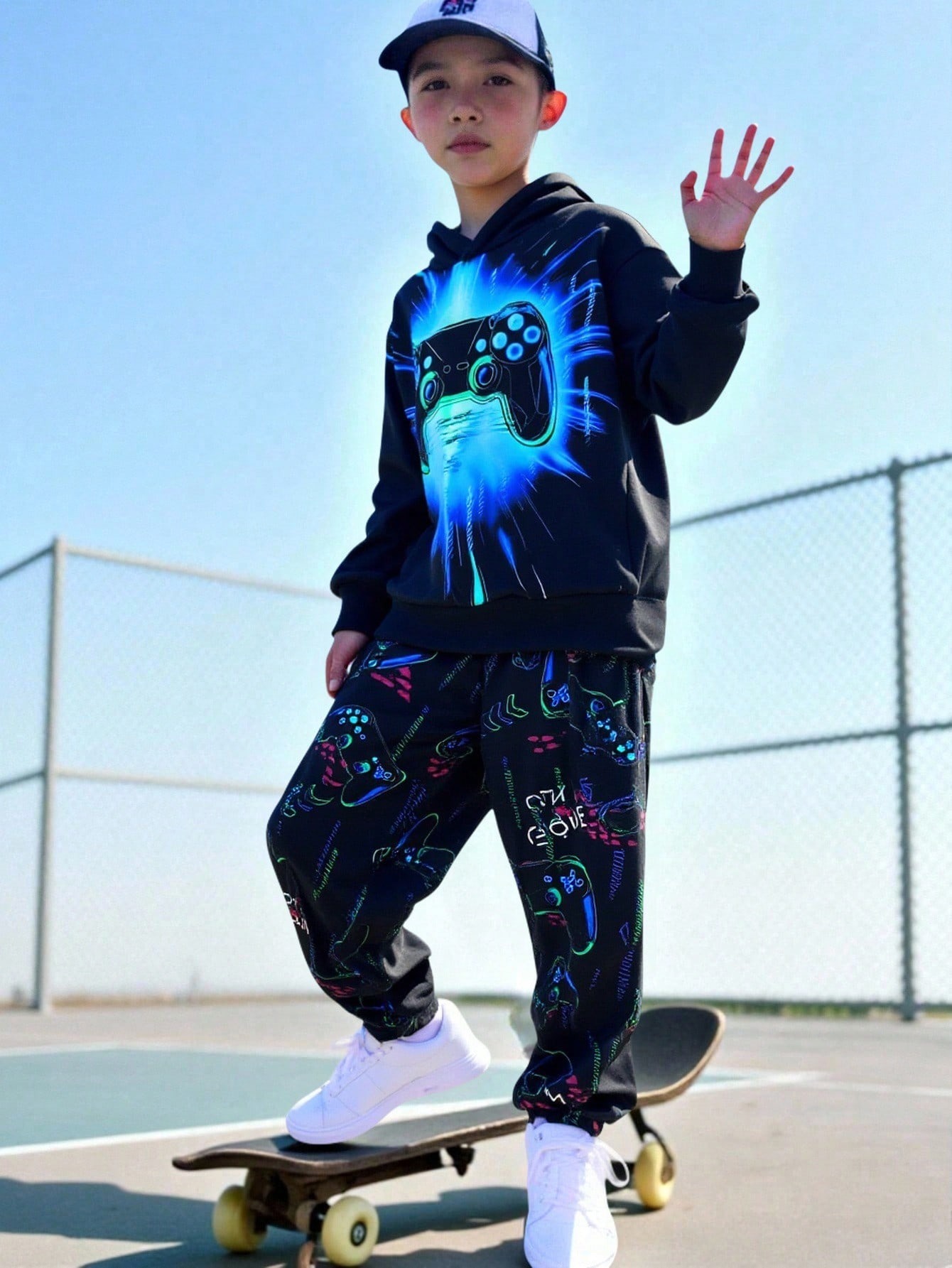  Boys' Oversized Hoodie Set