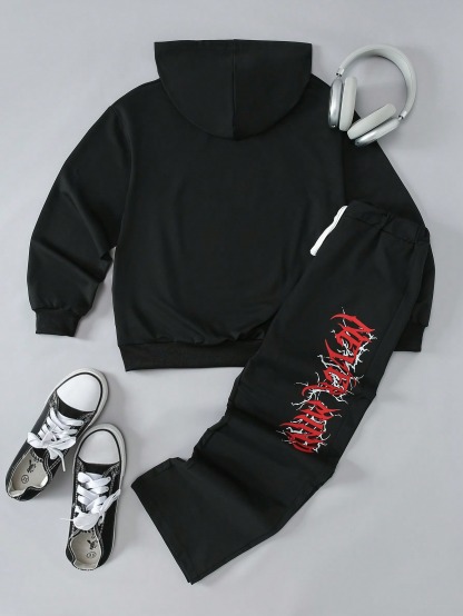 Boys' Hooded Sweatshirt Set