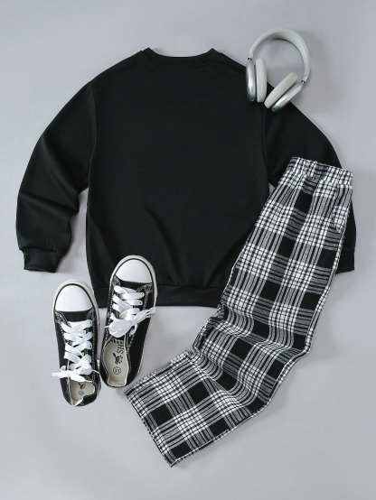 Boys' Hooded Sweatshirt Set