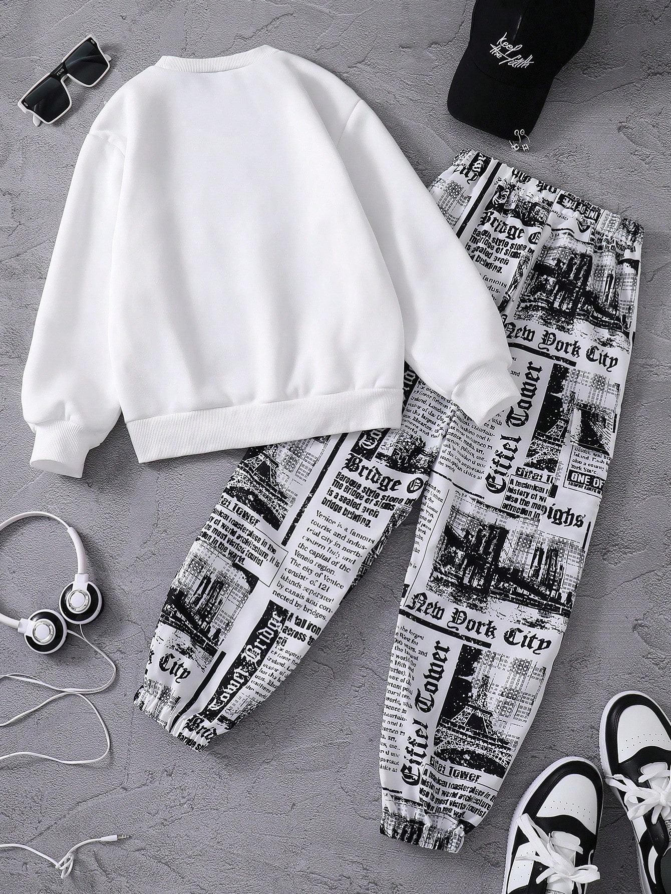 Boys' (Large) Hooded Sweatshirt Set