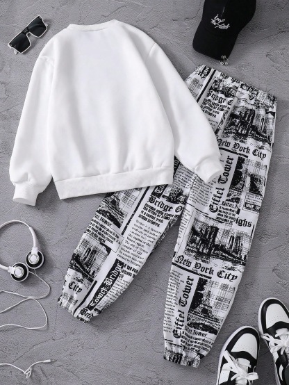 Boys' (Large) Hooded Sweatshirt Set