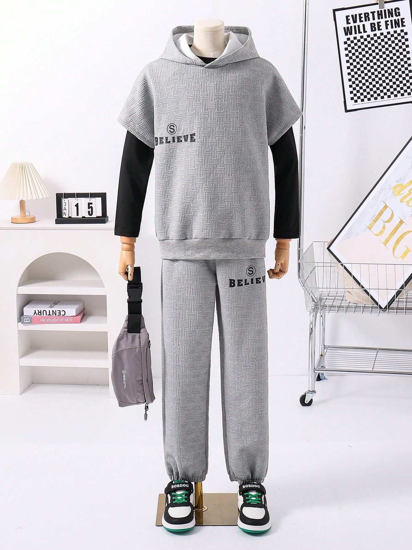  Boys' (Large) Hooded Sweatshirt Set