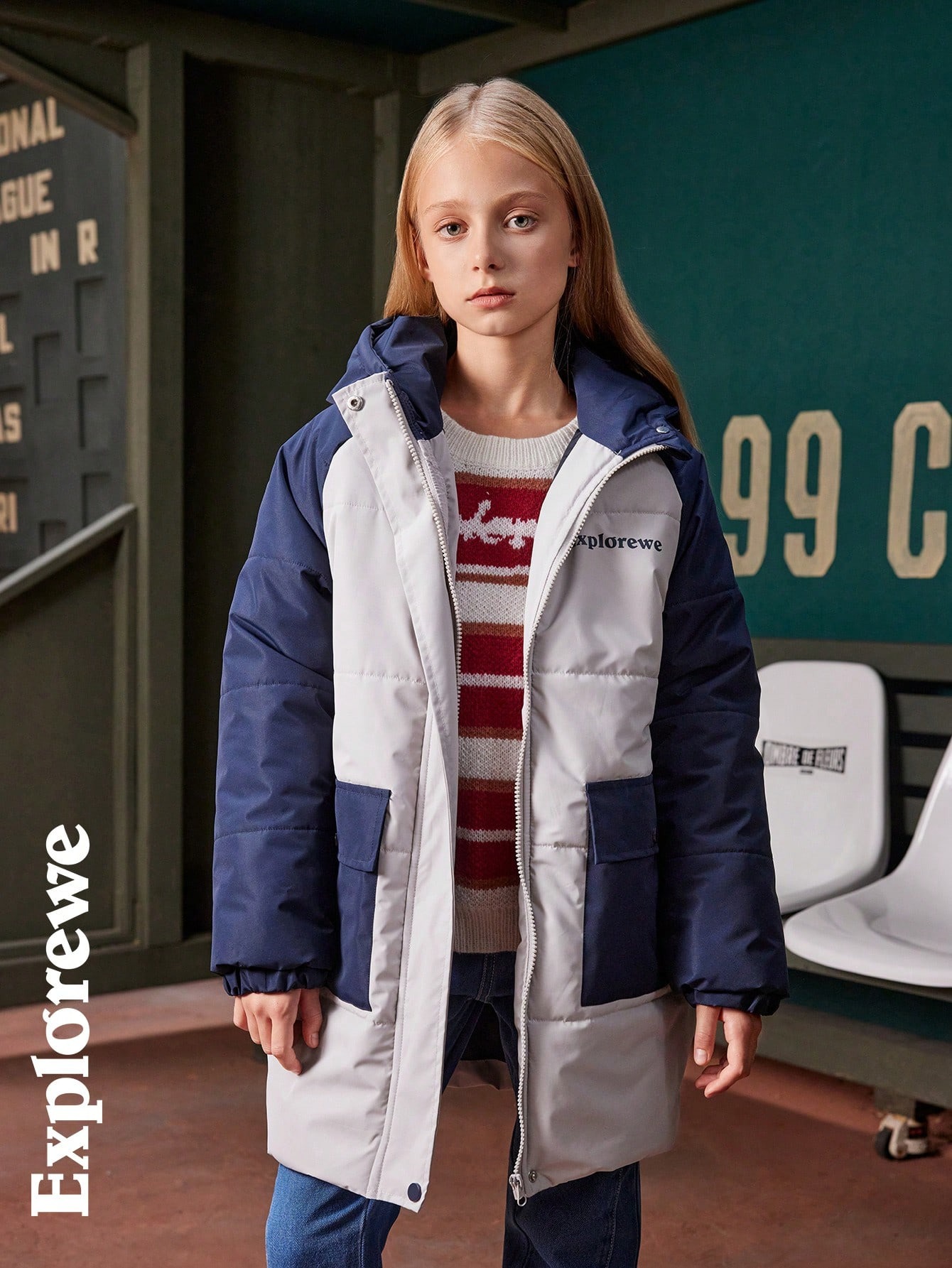 Girls' (Large) Padded Coat