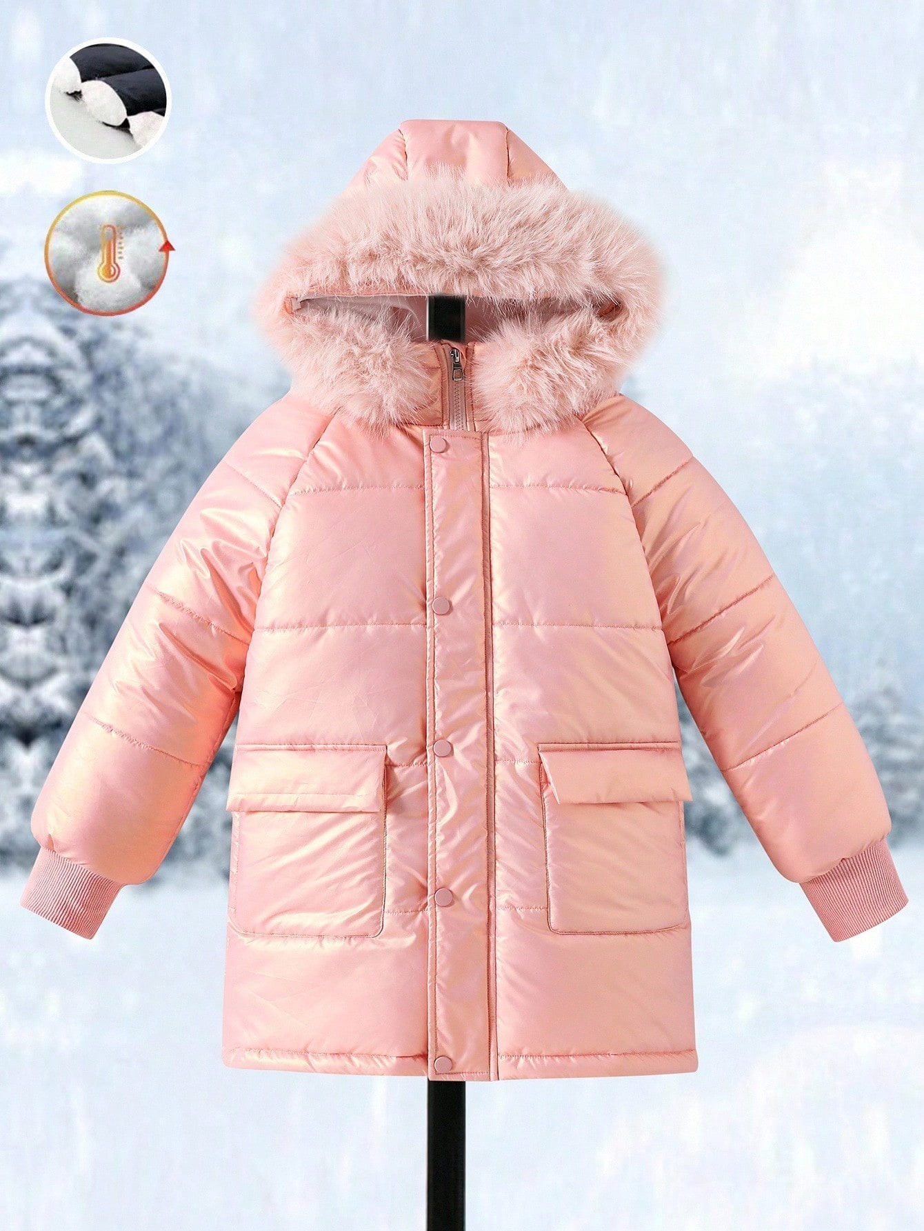 Girls' (Large) Padded Coat