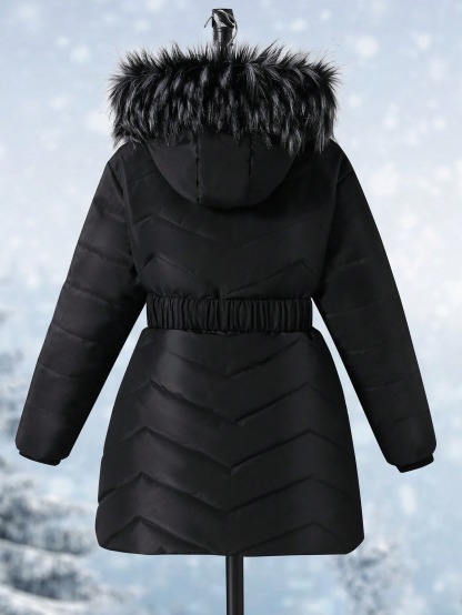 Girls' (Large) Cotton Coat