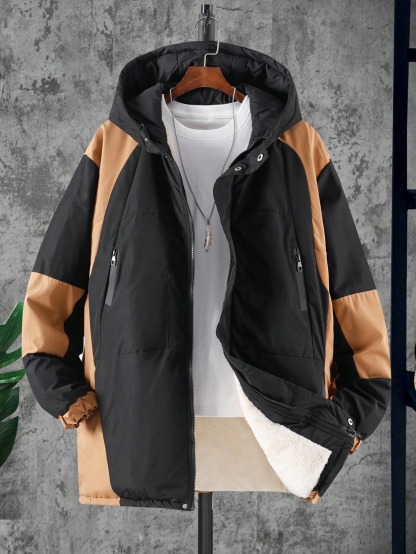 Boys' Cotton-Lined Winter Coat